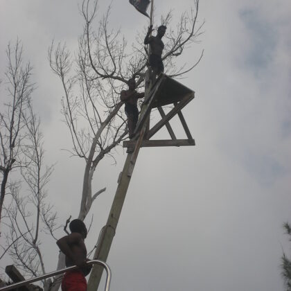 Jumpers at Ricks Cafe in Negril