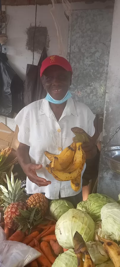 Sales lady in Lucea